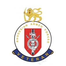 Rhodesian Armed Forces Rhodesian Foreign Legion Veterans Sticker